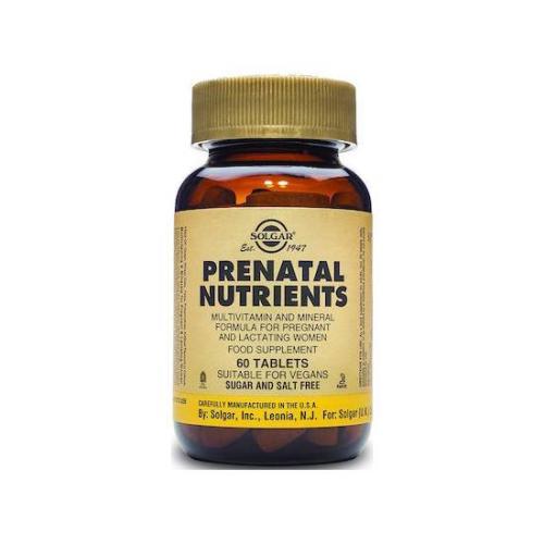 SOLGAR Prenatal Nutrients 60tabs