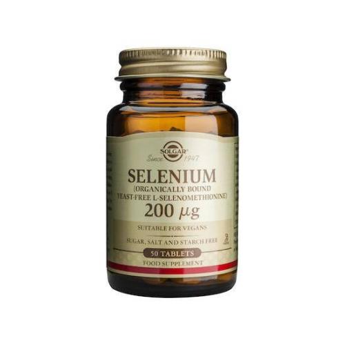SOLGAR Selenium (Yeast-Free) 200µg 50tabs