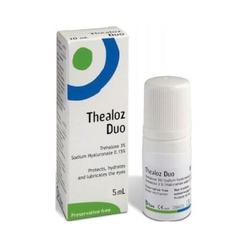 THEA PHARMA Thealoz Duo Οφθαλμικές Σταγόνες με Υαλουρονικό Οξύ για Ξηροφθαλμία 5ml