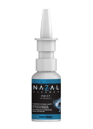 FREZYDERM Nazal Cleaner Moist για Ανακούφιση από Ξηρότητα της Ρινικής Κοιλότητας Υπέρτονο αλατούχο διάλυμα 0,9% NaCl 30ml