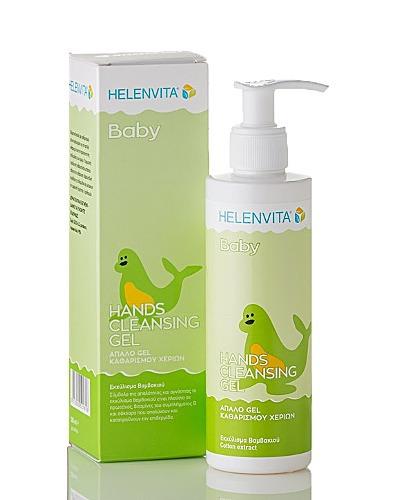 HELENVITA Baby Hands Cleansing Gel Απαλό Τζελ Καθαρισμού Χεριών 200ml