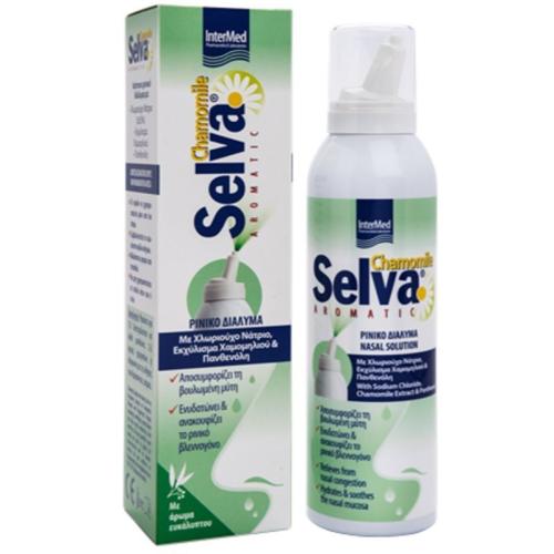 INTERMED Selva Aromatic Nasal Solution Ρινικό Διάλυμα για την Ανακούφιση της Βουλωμένης και Ερεθισμένης Μύτης 150ml