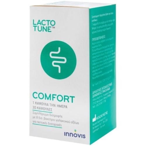 LACTOTUNE Comfort Συμπλήρωμα Διατροφής Πρεβιοτικών Προβιοτικών για την Υγεία του Πεπτικού 30caps