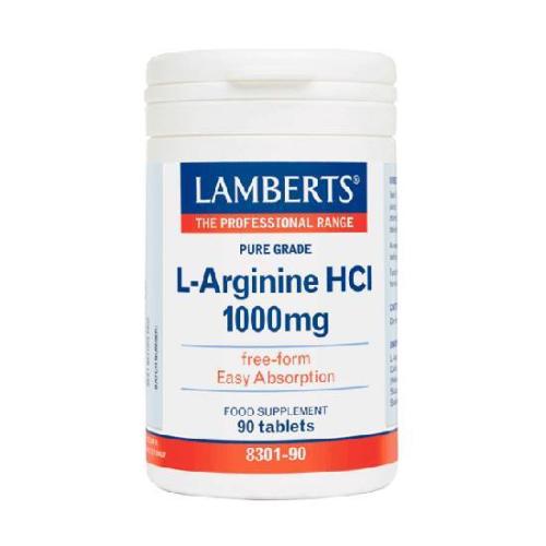 LAMBERTS L-Arginine HCI 1.000mg 90caps