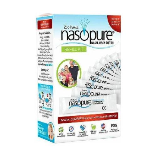 NASOPURE Nasal Wash Refill Kit Ανταλλακτικά Ρινικού Αποφρακτήρα 40 τεμάχια