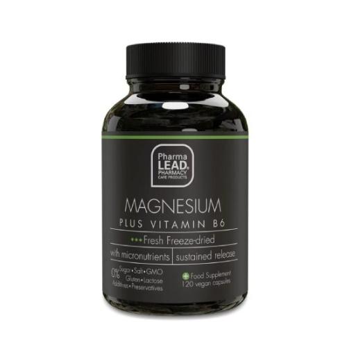 PHARMALEAD Black Range Magnesium Plus Vitamin B6 120 Κάψουλες