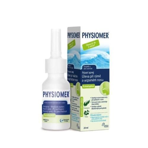 PHYSIOMER Nasal Spray Hypertonic Eucalyptus Pocket 20ML