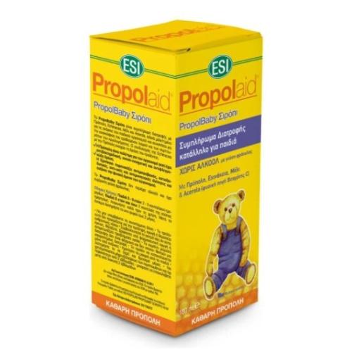 ESI Propolaid PropolBaby Παιδικό Συμπλήρωμα Διατροφής για Βήχα & Πονόλαιμο με Άρωμα Φράουλας 180ml
