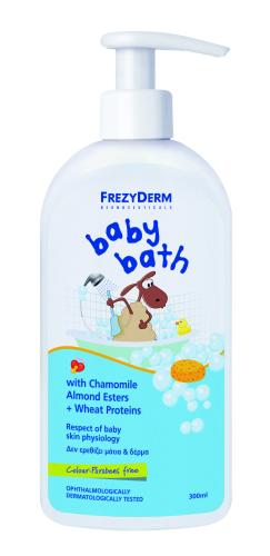 FREZYDERM Baby Bath, Βρεφικό Αφρόλουτρο, Χωρίς Χρωστικές & Parabens 200ml + ΔΩΡΟ 100ml