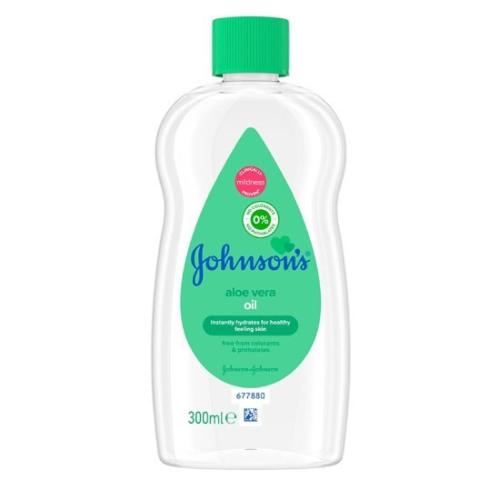 JOHNSON baby oil με aloe vera υποαλλεργικό 300ml