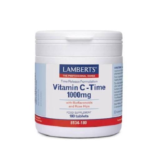 LAMBERTS Vitamin C Time 1000mg 180 ταμπλέτες