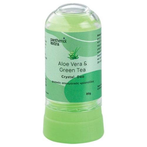 MEDISEI Panthenol Extra Φυσικός Αποσμητικός Κρύσταλλος με Aloe Vera & Πράσινο Τσάι 80gr
