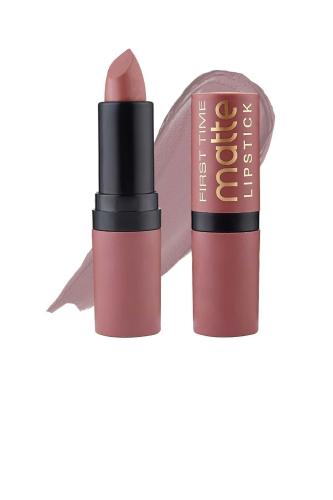 NASSOTI First Time Matte Lipstick σε Χρώμα Warm Beige No 136 4.2gr