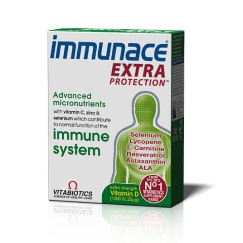VITABIOTICS Immunace Extra Protection 30tabs