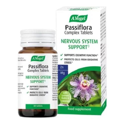 A. VOGEL Passiflora Complex Συμπλήρωμα Διατροφής για το Νευρικό Σύστημα και τη Γνωσιακή Λειτουργία 30tabs