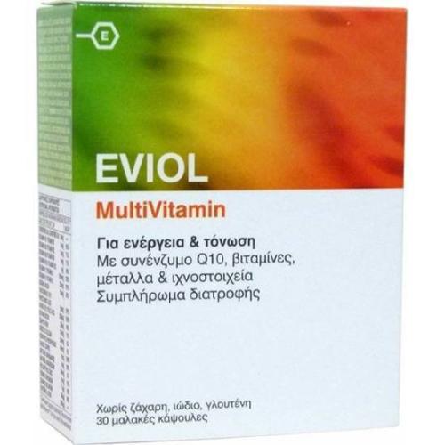 EVIOL MultiVitamin Πολυβιταμίνη για Ενέργεια & Τόνωση M30 caps