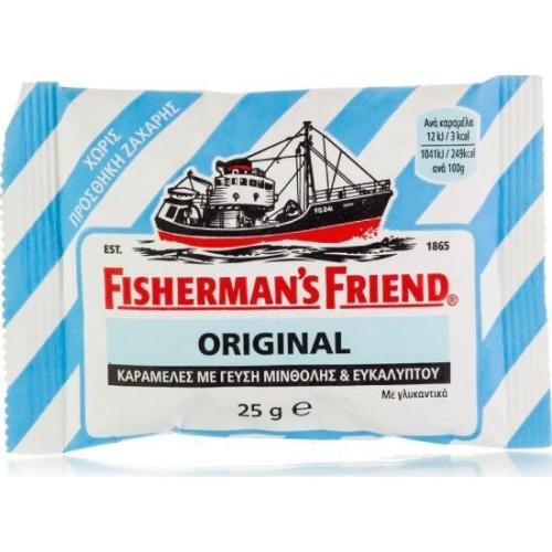 FISHERMAN'S Friend Original Καραμέλες Ευκάλυπτος & Μέντα 25gr