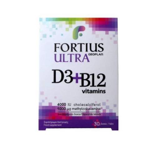 FORTIUS ULTRA 4000IU D3+B12 30tabs