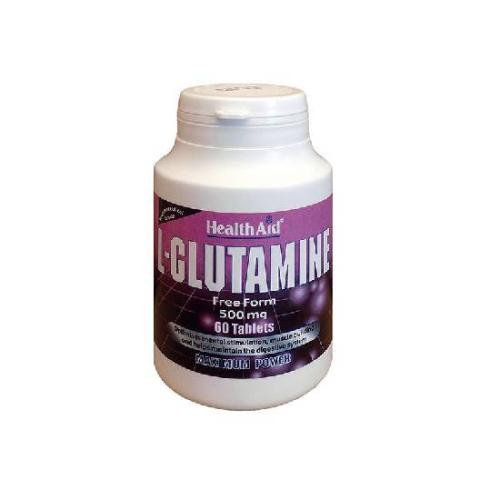 HEALTH AID L-Glutamine 500mg 60tabs