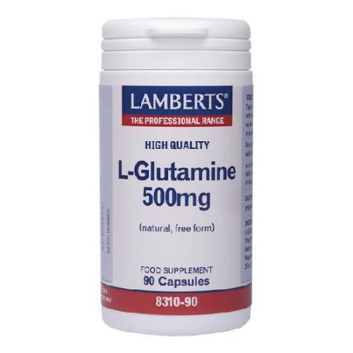 LAMBERTS L-Glutamine 500mg 90 κάψουλες