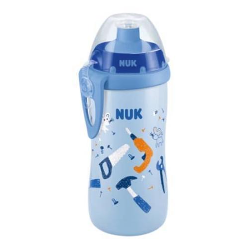NUK First Choice Junior Cup 18m+ Παγουράκι με Καπάκι Push-Pull 300ml 1 τεμάχιο - Μπλε