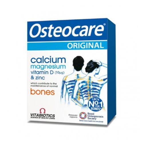 VITABIOTICS Osteocare Original Συμπλήρωμα Διατροφής με Μαγνήσιο, Ασβέστιο, Ψευδάργυρο & Βιταμίνη D για τα Οστά 30tabs