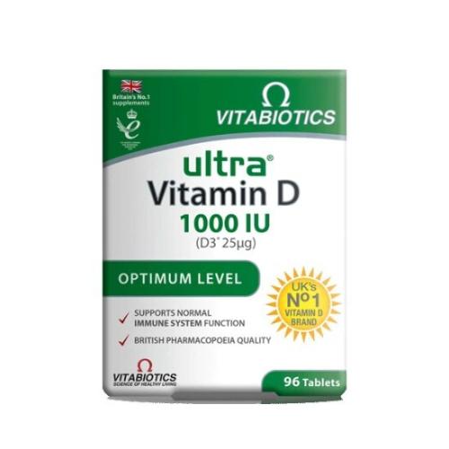Vitabiotics Ultra Vitamin D 1000IU 96tabs