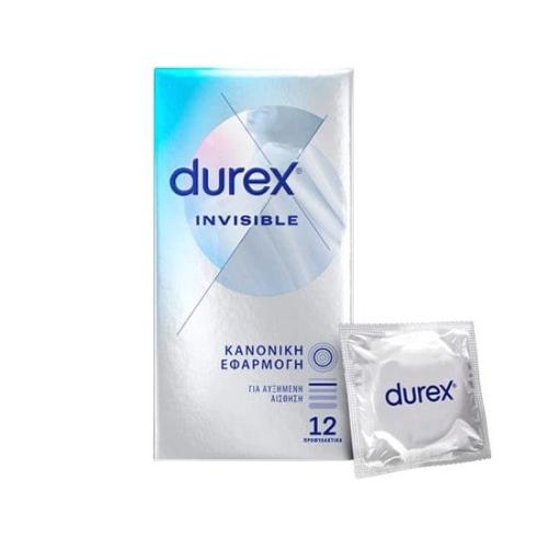 DUREX Invisible Προφυλακτικά 12 τεμάχια