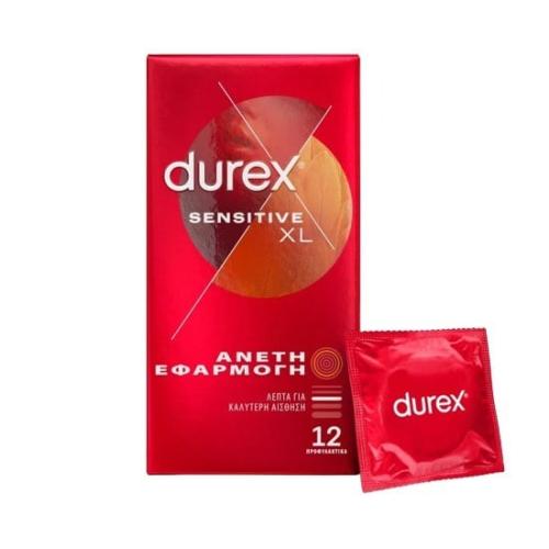 DUREX Sensitive XL Προφυλακτικά για Καλύτερη Αίσθηση 12 τεμάχια