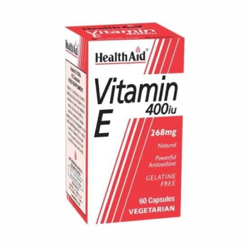 HEALTH AID Vitamin E 400iu Vegan 60 capsules