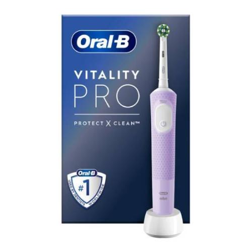 ORAL-B VITALITY Pro Ηλεκτρική Οδοντόβουρτσα Μωβ Χρώμα 1 Τεμάχιο
