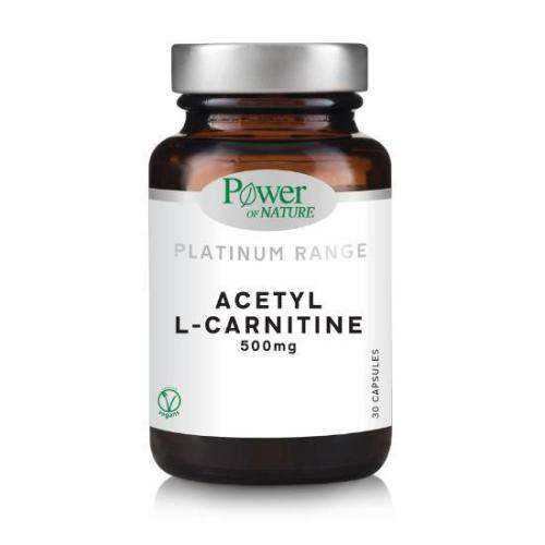 POWER HEALTH Platinum Range Acetyl L-Carnitine 500mg 30 Κάψουλες