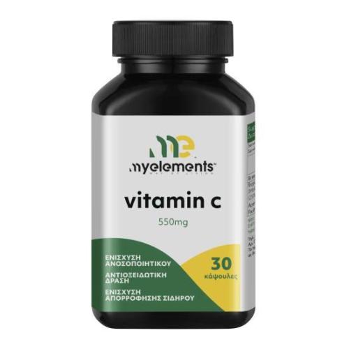 ΜΥ ELEMENTS Vitamin C 550mg 30 Κάψουλες