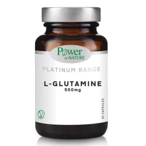 POWER HEALTH Platinum Range L-Glutamine 500mg 30 Κάψουλες