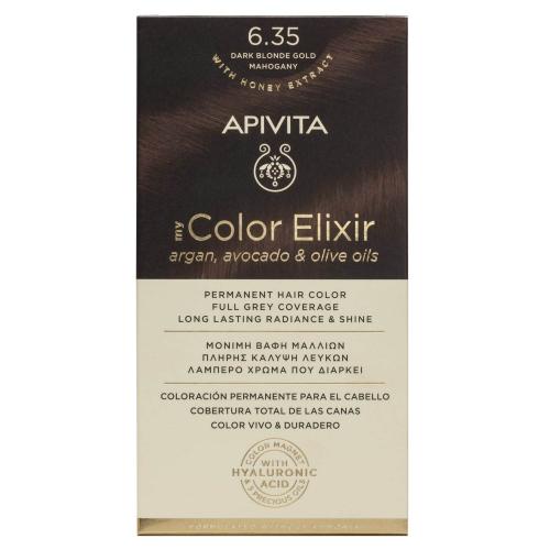 APIVITA My Color Elixir N6,35 Ξανθό Σκούρο Μελί Μαονί 50&75ml
