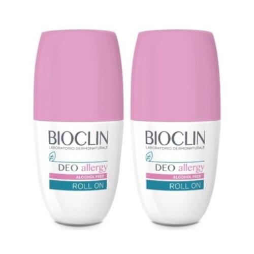BIOCLIN Promo Deo Allergy Alcohol Free Roll-on Αποσμητικό 2x50ml