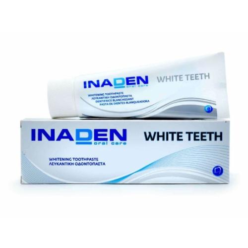 INADEN White Teeth Λευκαντική Οδοντόκρεμα 75ml