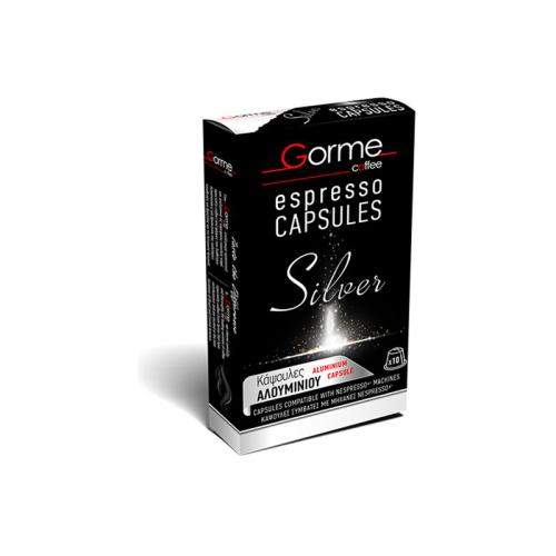 Gorme Espresso Silver κάψουλες Nespresso αλουμινίου - 10 τεμ.