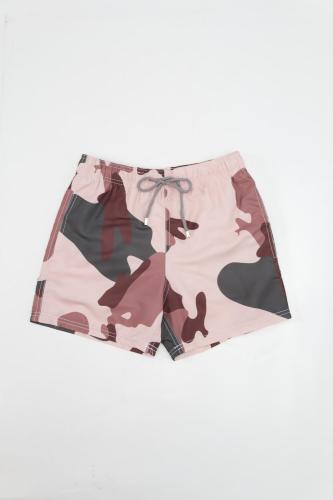 Μαγιό Ανδρικό Shorts Slim Fit - Ροζ