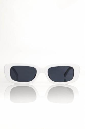Γυαλιά Ηλίου Ορθογώνια - Λευκό