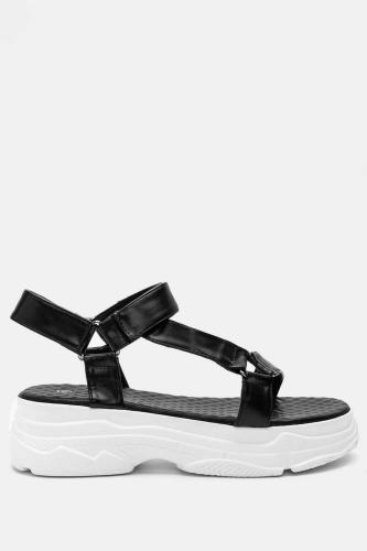 Sneakers Sandals με Λουράκια & Scratch - Μαύρο