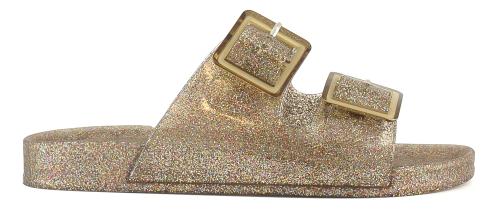 COLORS OF CALIFORNIA Σαγιονάρες- Slides Jelly bio glitter with two buckles - FUM-COC.HC.CHJ0016-123-BEIGE