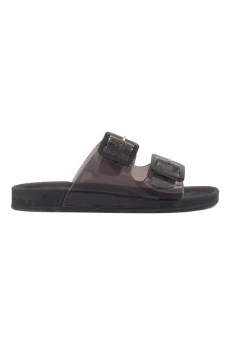 COLORS OF CALIFORNIA Σαγιονάρες- Slides Jelly bio with two buckles - BLACK-COC.HC.CHJ0010-123-BLACK