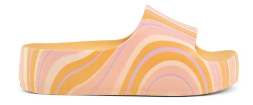 COLORS OF CALIFORNIA Σαγιονάρες- Slides Slide with wavey print - MULTI-COC.HC.JINFYSHELL-123-MULTI
