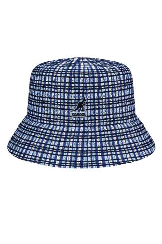 KANGOL Καπέλα PREP PLAID BUCKET - blue-KANGOLK3616-123-UNKNOWN