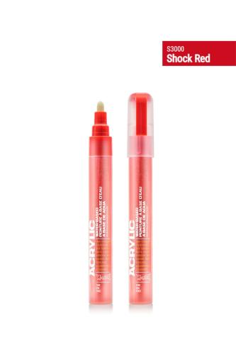 MONTANA CANS MONTANA MARKER MONTANA CANS ACRYLIC MARKER FINE 2ΜΜ - RED-MONT-ACRYLIC-MARKER-FINE-RED