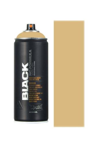 MONTANA CANS SPRAY CANS BLACK 400ML BROWN-BEIGE COLORS - BROWN-MONT-BLK-CANS-BROWN-BROWN