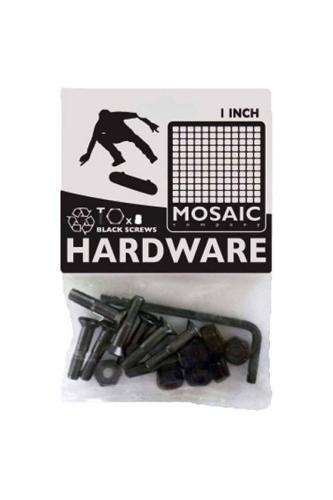 MOSAIC Βίδες Skate MOUNTING BOLTS 1 LEN MOSAIC - BLACK-MOACBN20A001-122-BLACK