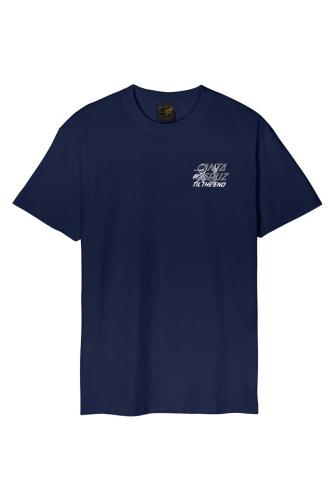 SANTA CRUZ T-Shirts Unwind T-Shirt - BLUE-SCA-TEE-10423-323-BLUE