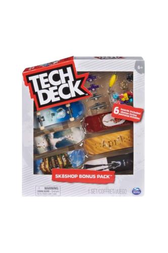TECH DECK Finger Skate Ramps & Accessories Tech Deck Μινιατούρες Τροχοσανίδες Sk8 Shop Bonus Pack (6 τμχ) - -TECH32.099495-323